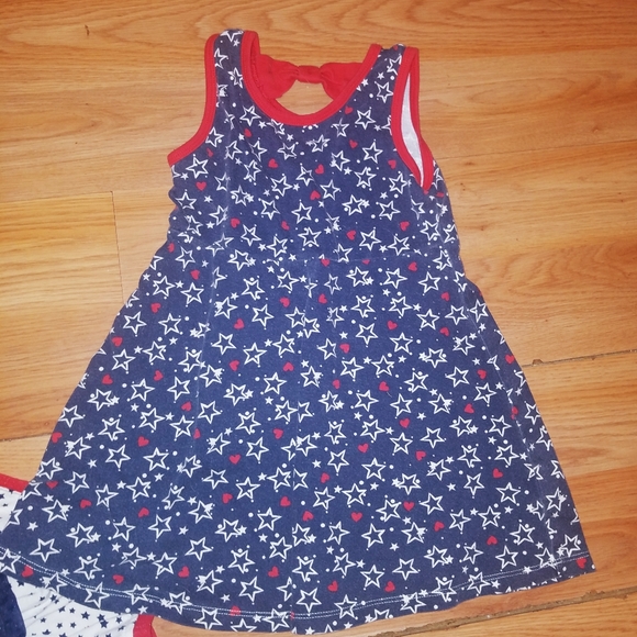 2pc skort set and red white and blue dress - Picture 4 of 6